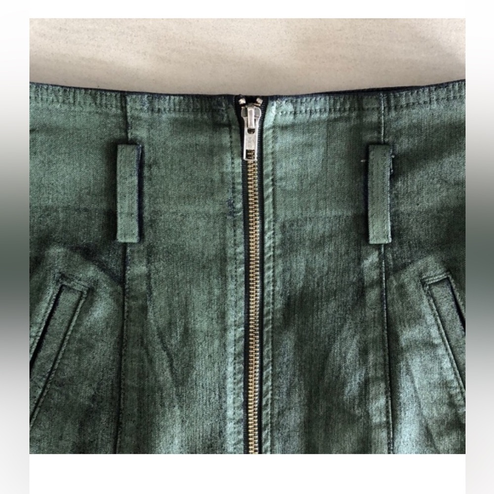 Carmar Coated full front zip mini skirt - Picture 3 of 6